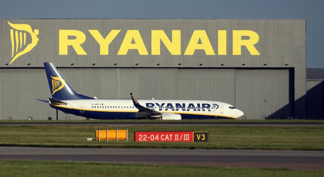 Stansted plane stock