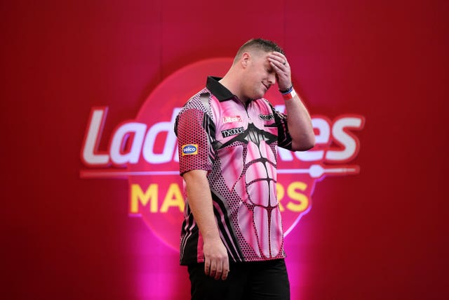 Daryl Gurney was an early casualty