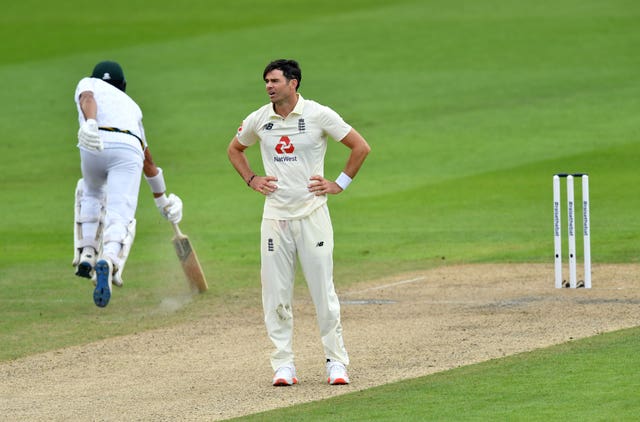 James Anderson struggled at Old Trafford