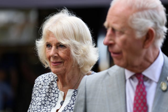 Royal visit to Sandringham Flower Show