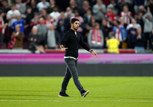 Arsenal manager Mikel Arteta saw his side start the season with a defeat