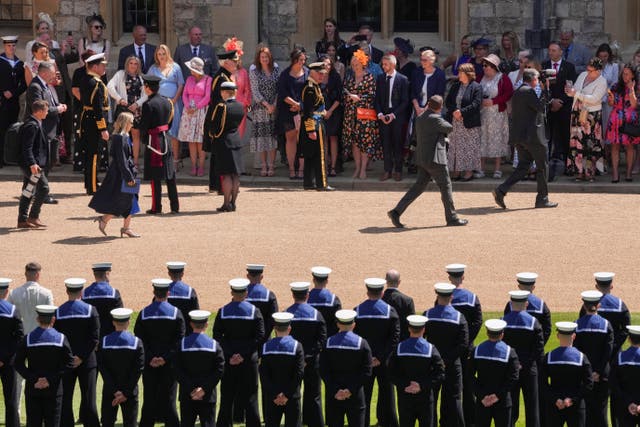 King presents Royal Victorian Order honours
