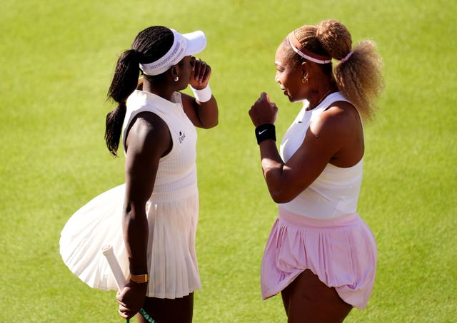 Victoria Mboko, left