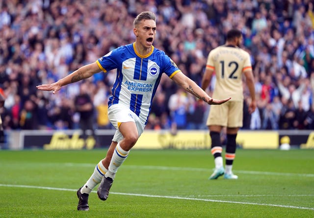 Leandro Trossard has seven Premier League goals for the season