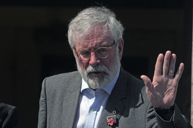 Former Sinn Fein president Gerry Adams