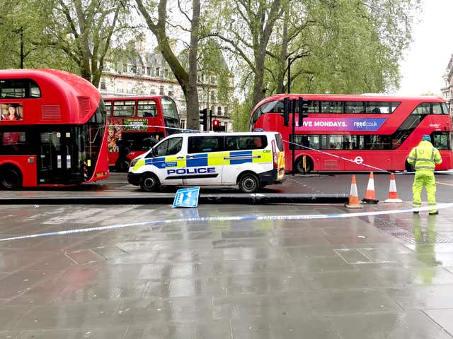 The Metropolitan Police attended the scene (Kathryn Younger/PA)