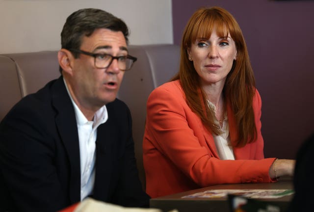 Prime Minister Andy Burnham and Housing Secretary Angela Rayner