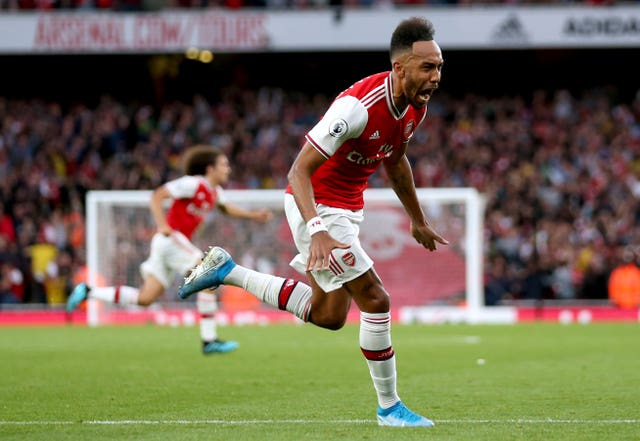Pierre-Emerick Aubameyang (pictured) was Arsenal's hero as they came from behind twice to beat Aston Villa 3-2 at the Emirates Stadium