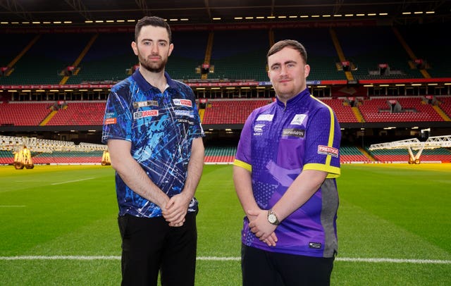 Luke Humphries (left) and Luke Littler
