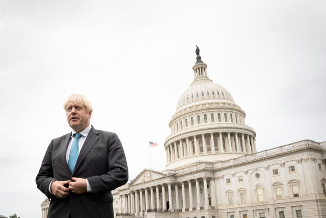 Boris Johnson visit to US