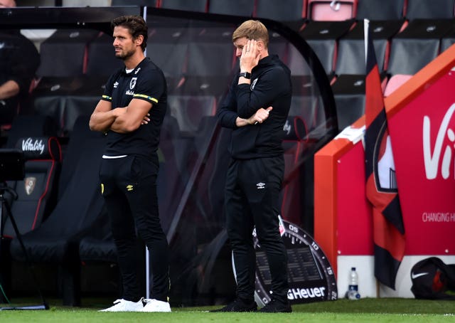 Eddie Howe watched his side get blown away 