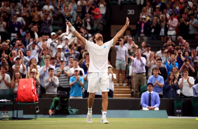 Joao Sousa prevailed after a five-set thriller 