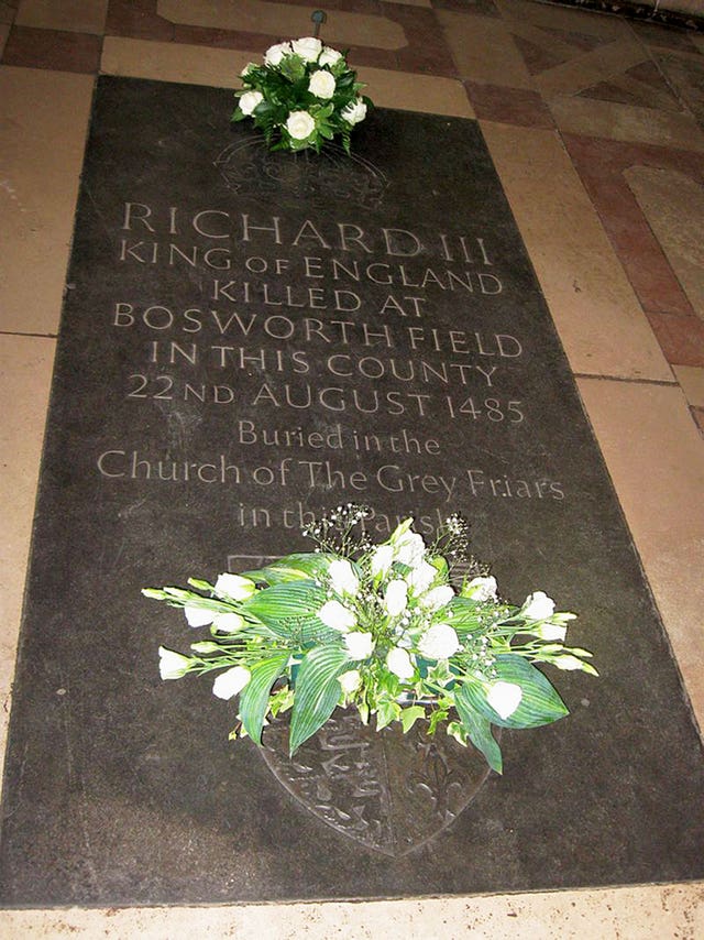Richard III's memorial stone