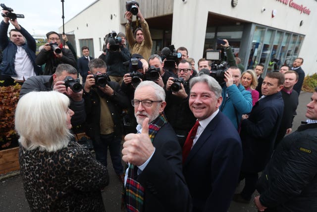 Jeremy Corbyn and Richard Leonard