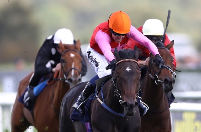 Breathtaking Look in winning action at Doncaster