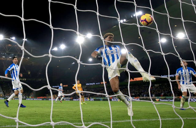 Philip Billing clears the ball from the goal line