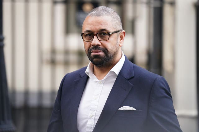 Foreign Secretary James Cleverly