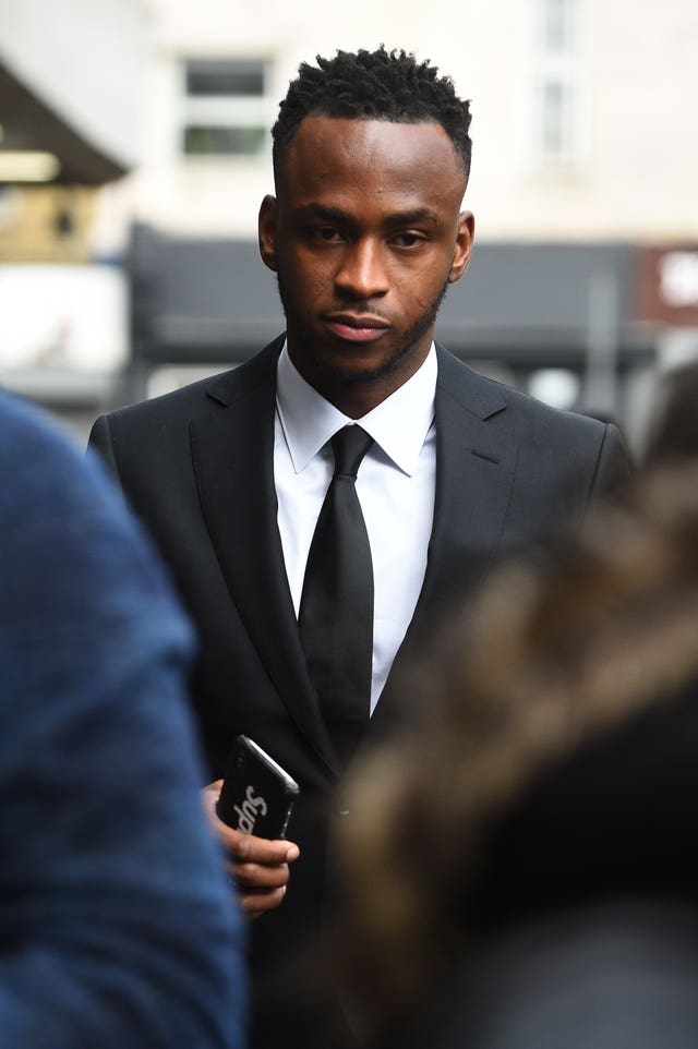 Saido Berahino arrives at Highbury Corner Magistrates’ Court