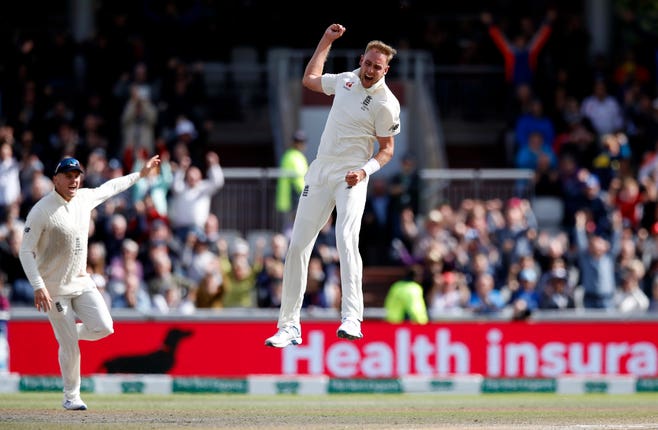 Stuart Broad has impressed Anderson during the current Ashes series
