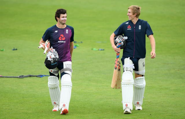 Zak Crawley, right, is set to bat at number four in Joe Root's absence 