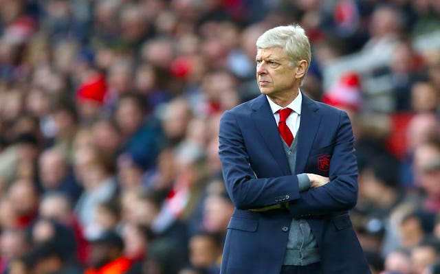 Wenger has come under pressure following some poor results in recent weeks.