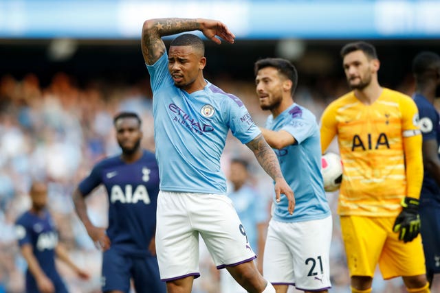 Gabriel Jesus was livid after his goal was chalked off by a controversial VAR call