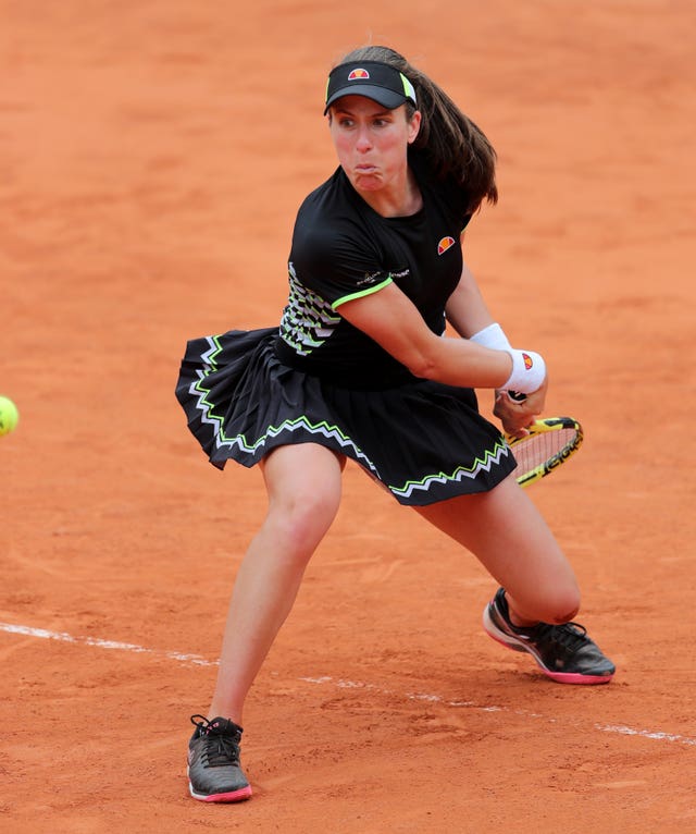 Johanna Konta reached the semi-finals of the French Open last year