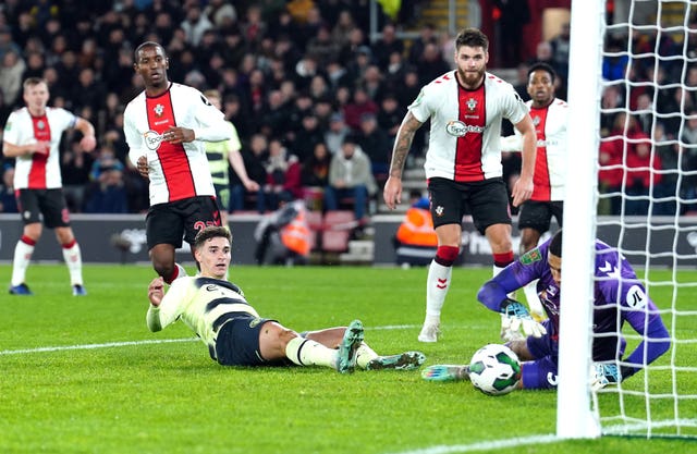 Manchester City stunned by Southampton in Carabao Cup quarter-finals