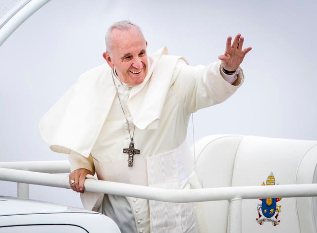 Pope Francis on his visit to Ireland in 2018