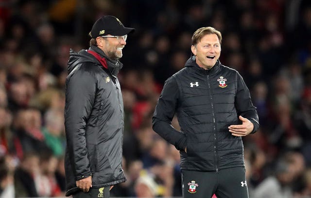 Hasenhuttl (right) believes his side may have scored too early