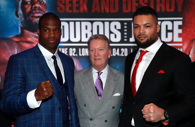 Daniel Dubois and Joe Joyce File Photo