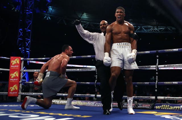 Anthony Joshua memorably defeated Wladimir Klitschko at Wembley in April last year