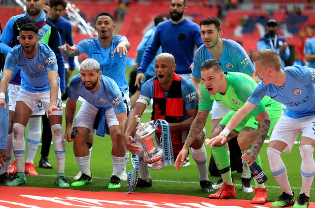 City thrashed Watford 6-0 to win the cup last year 