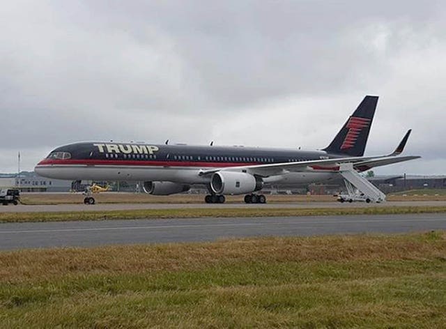 Donald Trump’s son Eric arrives in Aberdeen