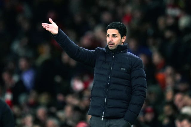Mikel Arteta file photo