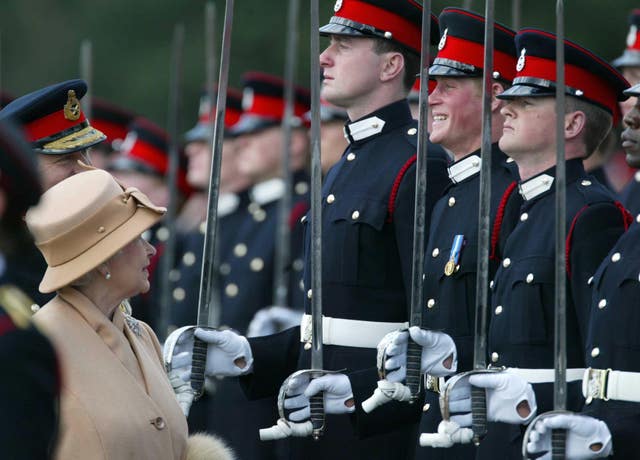 Harry's Sandhurst graduation