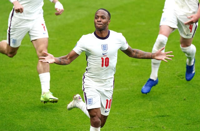 Sterling has scored three goals for England at Euro 2020.