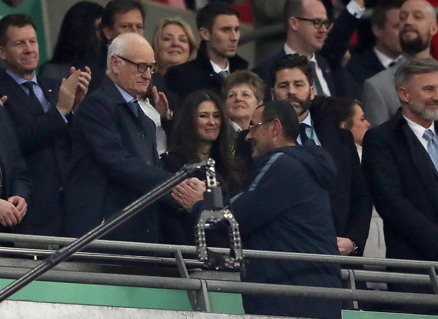 Bruce Buck and Maurizio Sarri