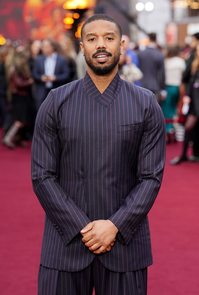 Michael B Jordan was on stage at the awards ceremony