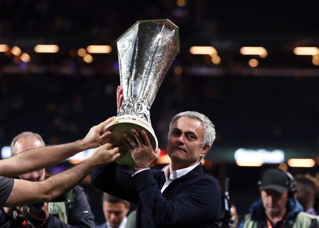 Mourinho won the Europa League and EFL Cup in his first season at Old Trafford.