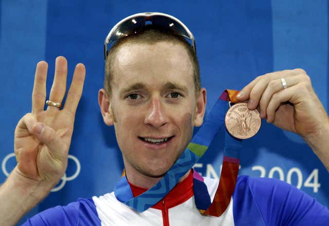 Bradley Wiggins had a trio of podium positions in Greece in 2004 (Phil Noble/PA)