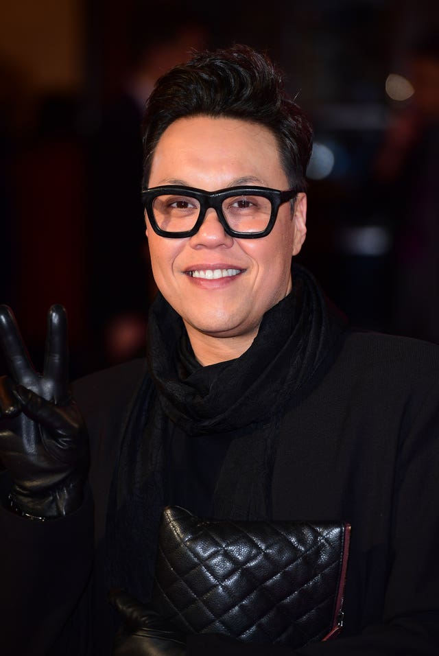 Gok Wan on the red carpet