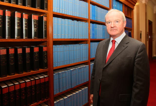 Sir Declan Morgan (Paul Failth/PA)