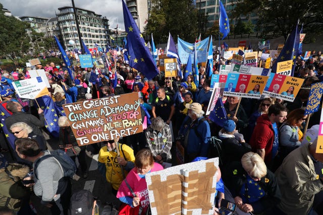 Brexit protests