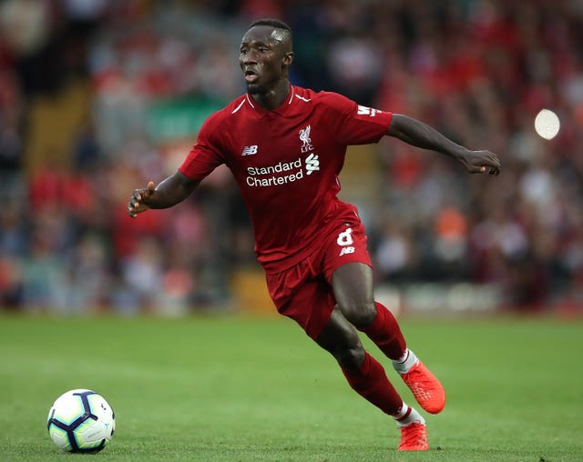 Naby Keita looked right t home on his Liverpool debut