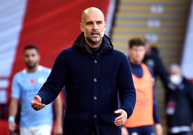 Manchester City manager Pep Guardiola