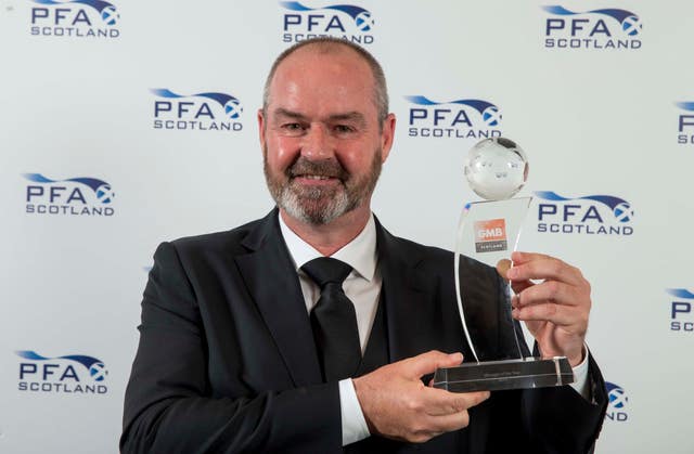 Steve Clarke won the manager prize