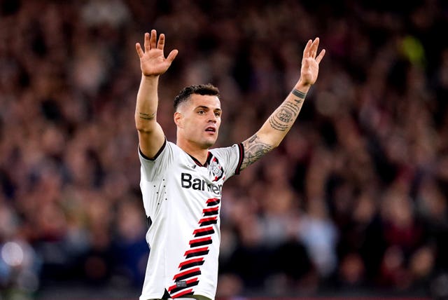 Granit Xhaka looking ahead