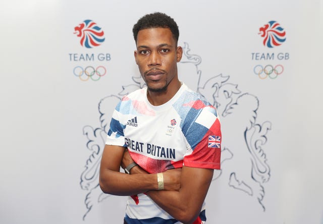 Zharnel Hughes will have a place in the 100m final in his sights