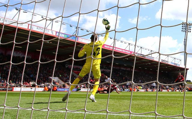 Bournemouth goalkeeper Mark Travers impressed